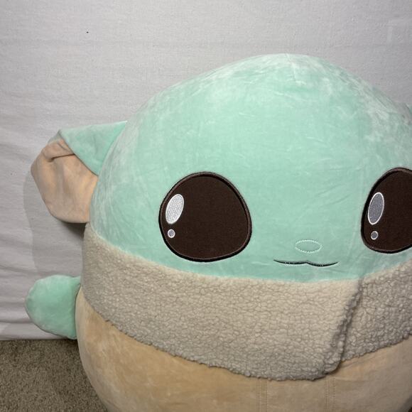 Star Wars Mattel Grogu The Child Giant Plush Squish 20 in Cutopia Mandalorian - Picture 2 of 9